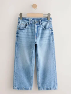 New Next Light Blue Denim Wide Fit Authentic Jeans (3-16yrs)