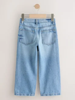 New Next Light Blue Denim Wide Fit Authentic Jeans (3-16yrs)