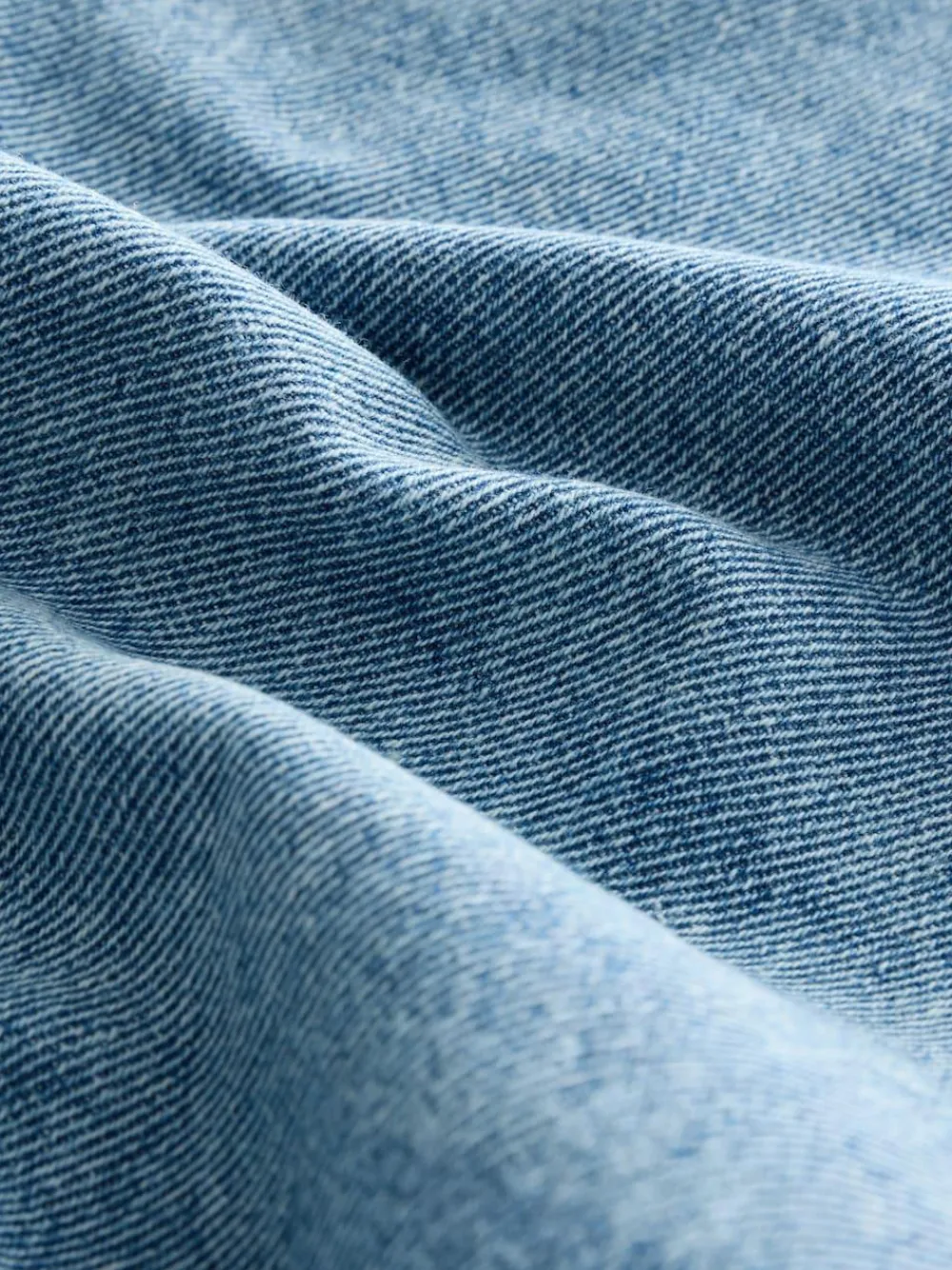 New Next Light Blue Distressed Denim Wide Leg Jeans (3mths-7yrs)