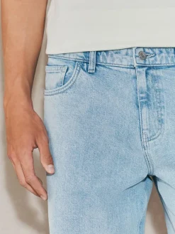 Sale Next EDIT Baggy Fit Jeans Light Blue