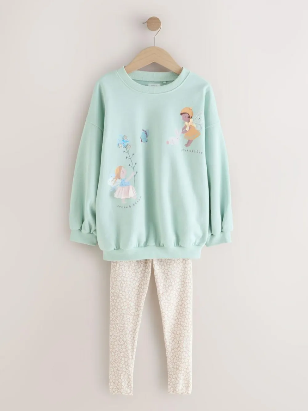 Next Sweatshirt and Leggings Set (3mths-7yrs) Light Blue Fairy