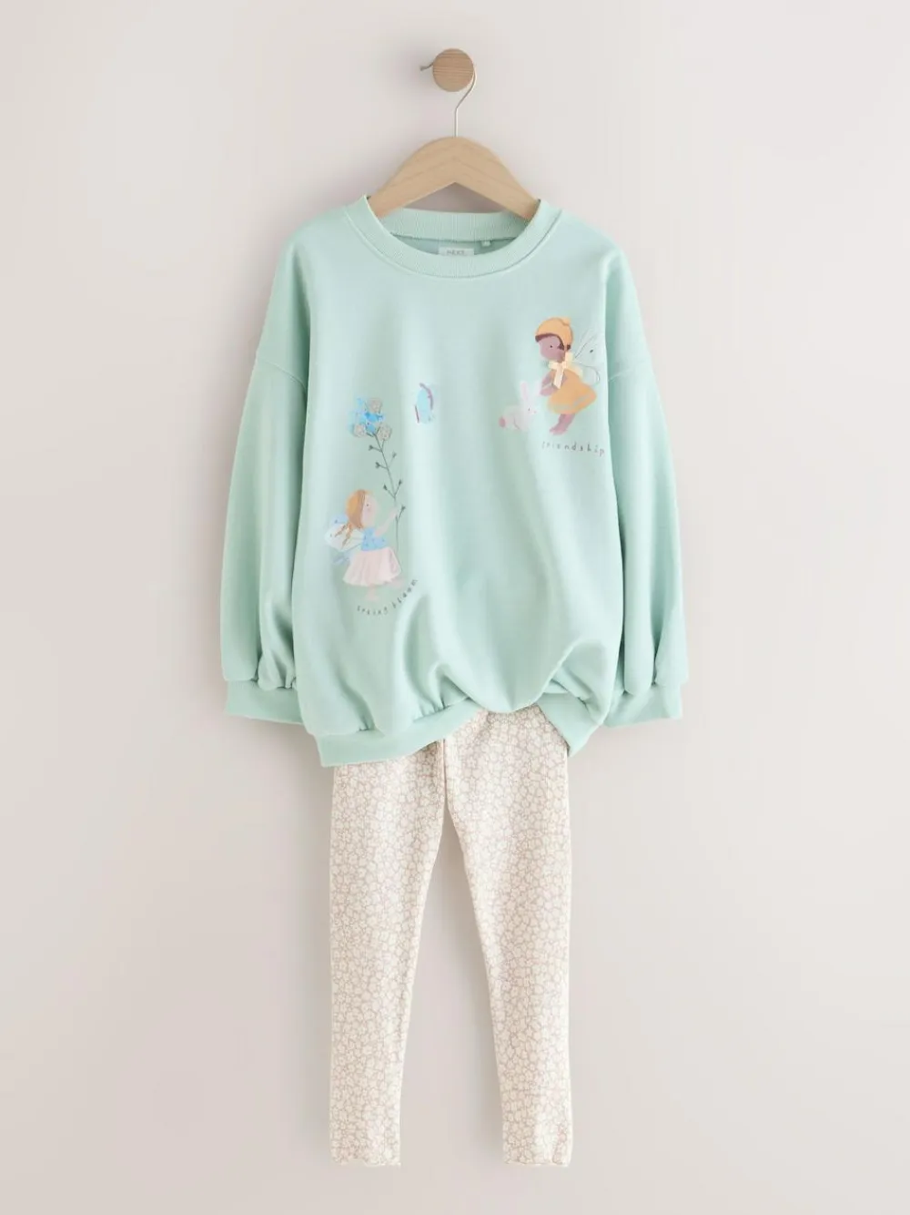Next Sweatshirt and Leggings Set (3mths-7yrs) Light Blue Fairy