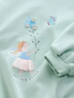 Next Sweatshirt and Leggings Set (3mths-7yrs) Light Blue Fairy