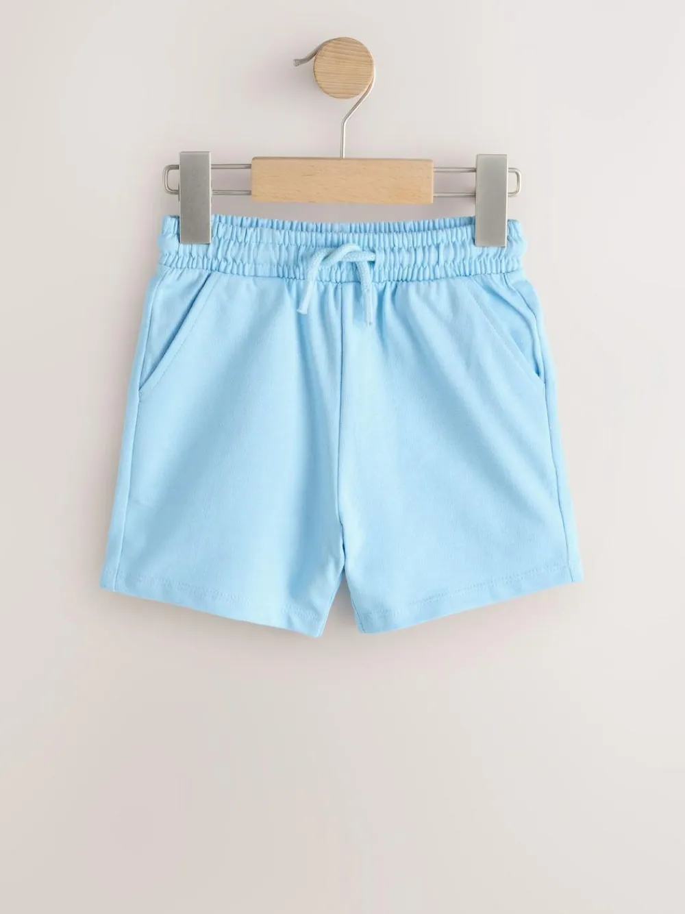 Sale Next Light Blue Jersey Shorts (3mths-7yrs)