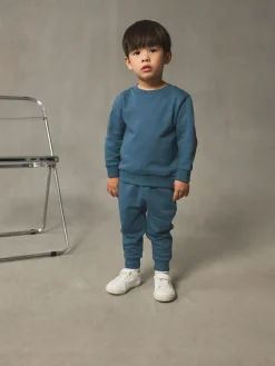 Next Light Blue Plain Sweatshirt And Joggers Set (3mths-7yrs)^BOY Sweatshirts & Hoodies|Sets & Outfits