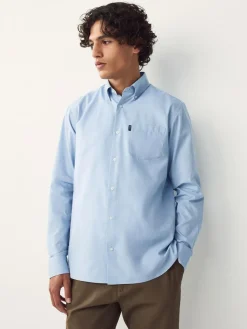 Outlet Next Light Blue Regular Fit Button Down Easy Iron Oxford Shirt