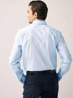 Next Regular Fit Easy Care Double Cuff Smart Shirt^ Shirts|Occasionwear