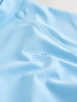 Online Next Light Blue Short Sleeve Rash Vest (1.5-16yrs)