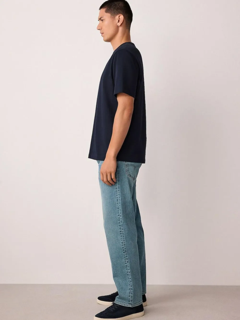 Next Light Blue Straight Fit Motionflex Jeans^ Jeans|Jeans