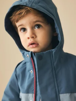 Next Waterproof Fleece Lined Anorak (3mths-7yrs)^BOY Coats, Jackets & Pramsuits|Coats, Jackets & Pramsuits