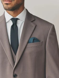 Online Next Regular Fit Motionflex Stretch Suit Jacket Light Brown