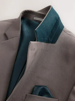 Online Next Regular Fit Motionflex Stretch Suit Jacket Light Brown