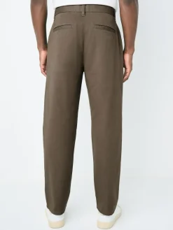 Next Light Brown Regular Tapered Fit Stretch Chinos Trousers^ Pants & Chinos