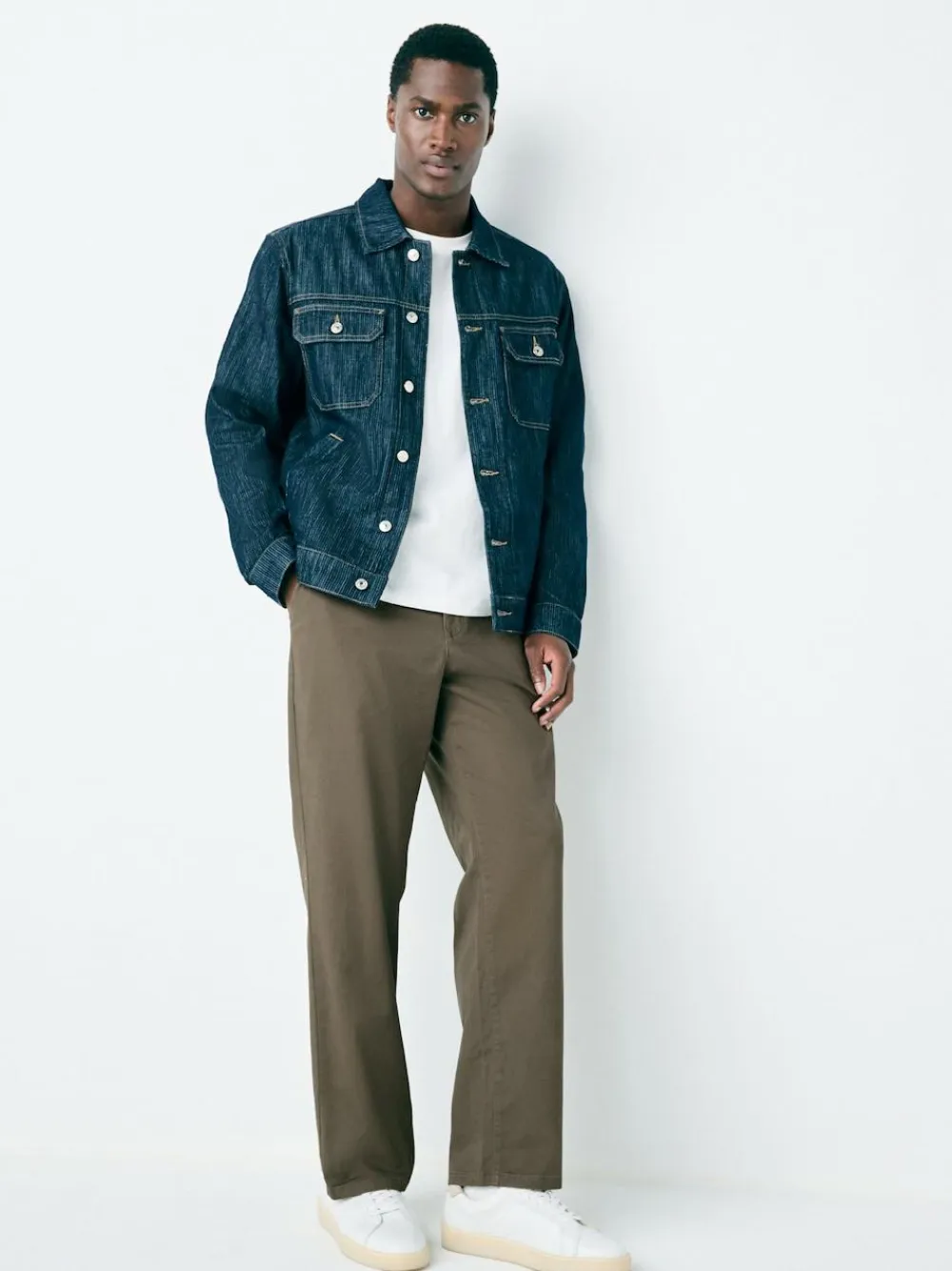 Next Light Brown Relaxed Fit Stretch Chinos Trousers^ Pants & Chinos