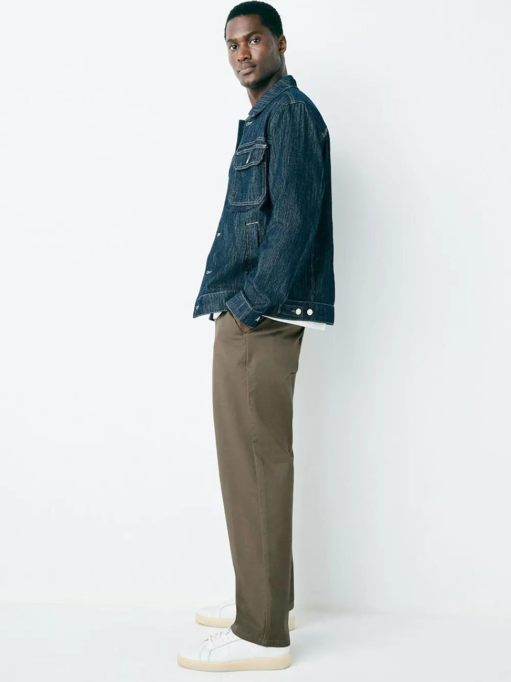 Next Light Brown Relaxed Fit Stretch Chinos Trousers^ Pants & Chinos