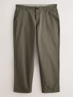 Next Light Brown Relaxed Fit Stretch Chinos Trousers^ Pants & Chinos