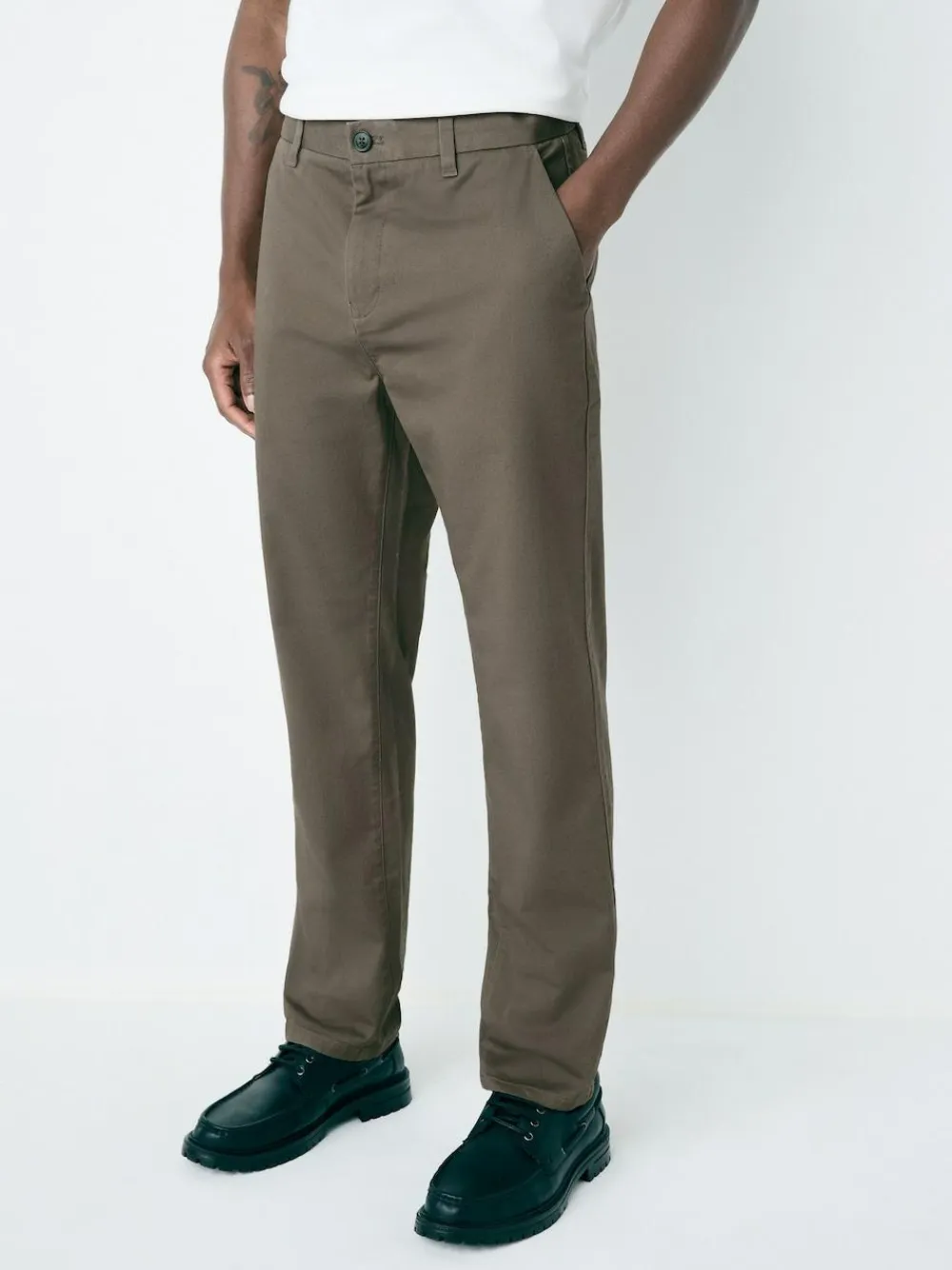 Next Light Brown Slim Fit Stretch Chinos Trousers^ Nightwear|Pants & Chinos