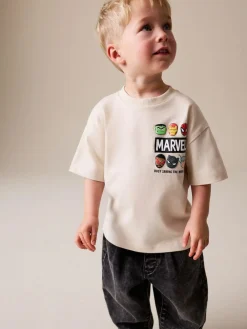 Next Marvel Short Sleeve Cotton T-Shirt (3mths-8yrs)^BOY Newborn Clothing|Tops
