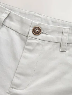 Next Light Grey Regular Fit Chino Shorts (3-16yrs)^BOY Shorts
