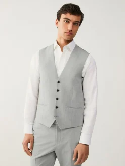 Next Regular Fit Motionflex Stretch Waistcoat^ Vests