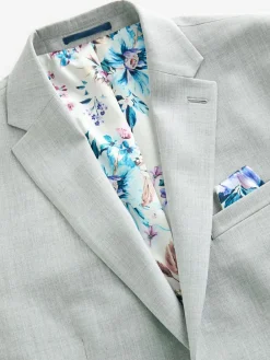 Next Regular Fit Motionflex Stretch Suit Jacket^ Grey Suits