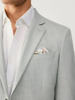 Sale Next Skinny Fit Motionflex Stretch Suit Jacket Light Grey