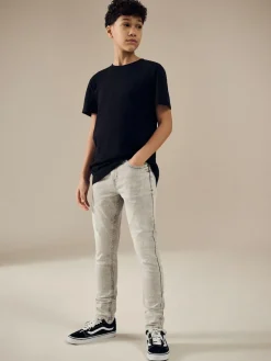 Outlet Next Light Grey Skinny Fit Stretch Jeans (3-17yrs)