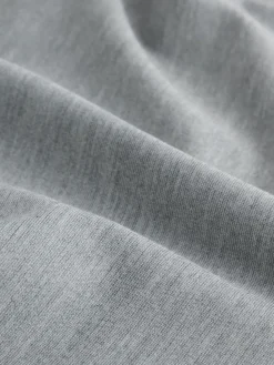 Hot Next Slim Fit Smart Elasticated Waistband Trousers With Wool Content Light Grey