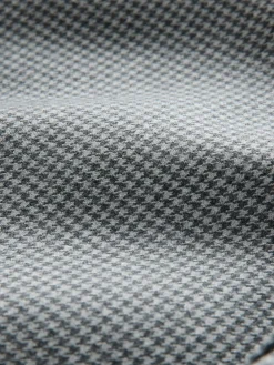 Next Light Grey Tailored Fit Wool Blend Puppytooth Suit Jacket^ Grey Suits