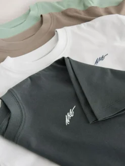 Next Short Sleeve Logo Chest Graphic T-Shirts 4 Pack (3-16yrs)^BOY Tops|T-Shirts