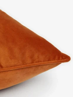 Best Next Light Orange 43 x 43cm Matte Velvet Cushion