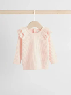 Hot Next Light Pink Baby Knitted Jumper and Leggings Set 2 Piece (0mths-3yrs)