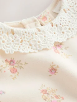 Next Light Pink Ditsy Floral Collar Sweatshirt and Leggings Set (3mths-7yrs)^ Sweatshirts & Hoodies|Sets & Co-Ords