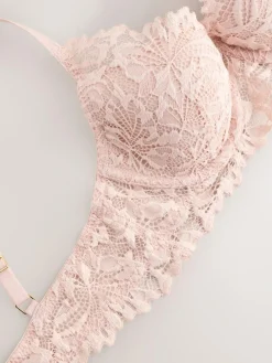 Clearance Next Light Pink Pad Balcony Lace Ultimate Comfort Bra