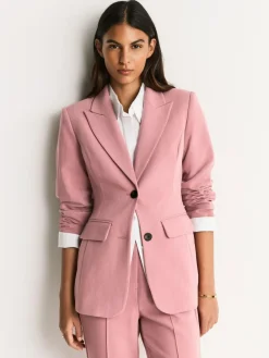 Next Light Pink Sculpting Single Breasted Blazer^Women Suits & Tailoring