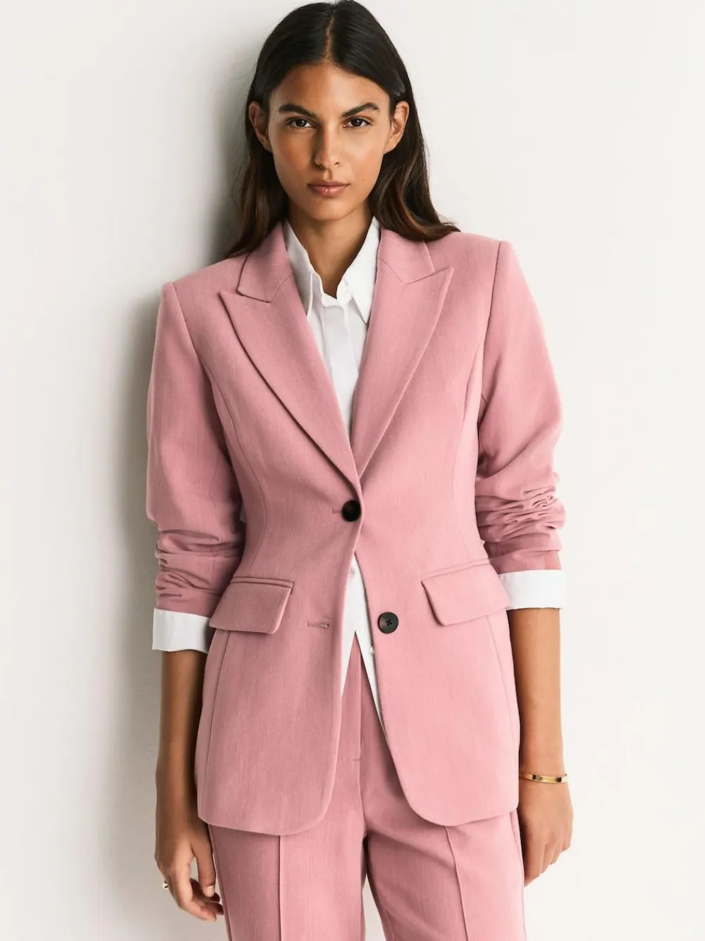 Next Light Pink Sculpting Single Breasted Blazer^Women Suits & Tailoring