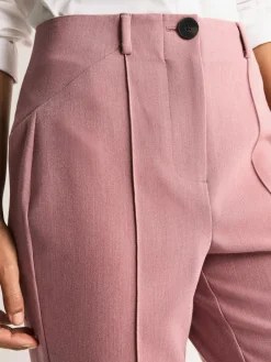 Online Next Light Pink Sculpting Tailored Slim Trousers