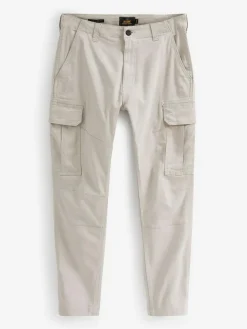 Discount Next Light Stone Slim Fit Cotton Stretch Cargo Trousers