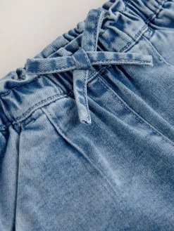 New Next Tie Waist Jeans (3mths-7yrs) Light Wash