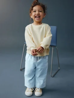 Discount Next Wide Leg Jeans (3mths-7yrs) Light Wash