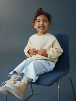 Discount Next Wide Leg Jeans (3mths-7yrs) Light Wash