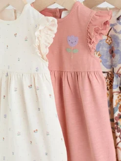 Next 3 Pack Baby Rompers^ Baby Girls|Baby Girls