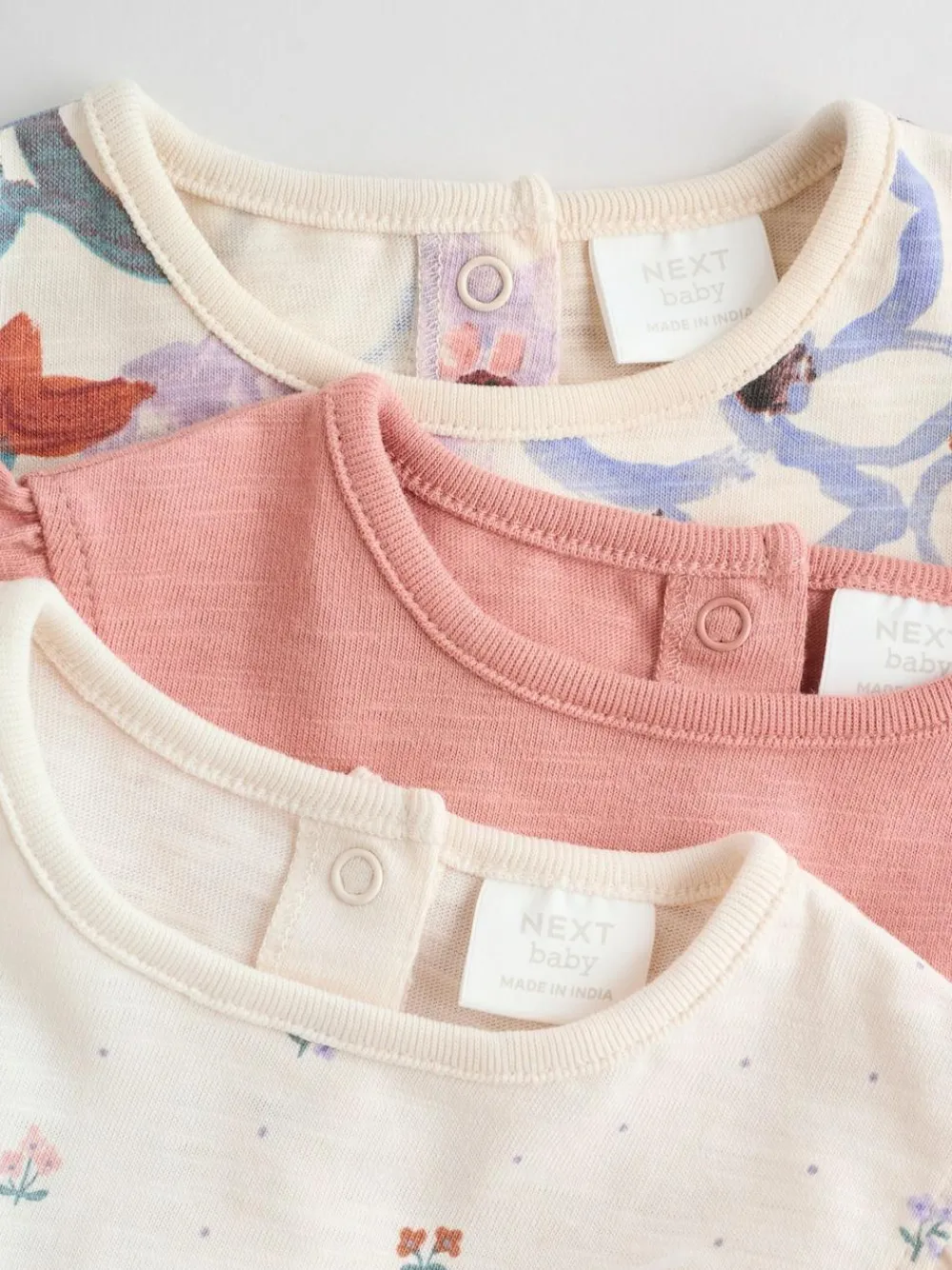 Next 3 Pack Baby Rompers^ Baby Girls|Baby Girls