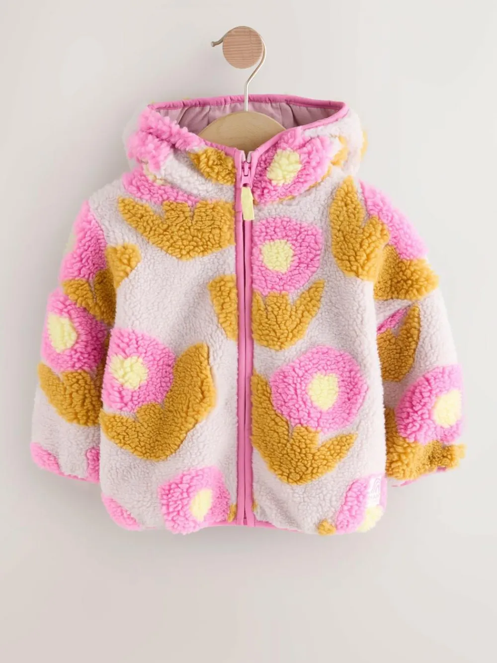 Next Zip Through Fleece (3mths-7yrs)^ Baby Girls|Baby Winter Clothing