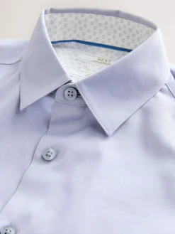 Hot Next Lilac Long Sleeves Smart Trimmed Shirt (3-16yrs)