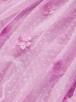 Best Next Mesh Flower Girl Dress (3-16yrs) Lilac
