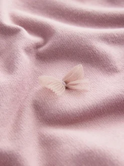 Clearance Next Boxy Bows T-Shirt (3-16yrs) Lilac Purple