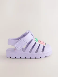 New Next EVA Fisherman Sandals (0-24mths) Lilac Purple Character