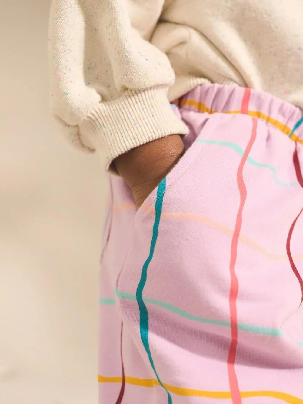 Next Lilac Purple Check Textured Barrel Leg Trousers (3mths-7yrs)^ Baby Winter Clothing|Pants & Leggings