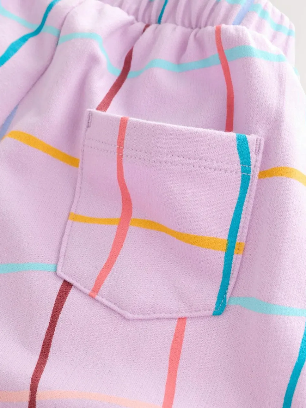 Next Lilac Purple Check Textured Barrel Leg Trousers (3mths-7yrs)^ Baby Winter Clothing|Pants & Leggings